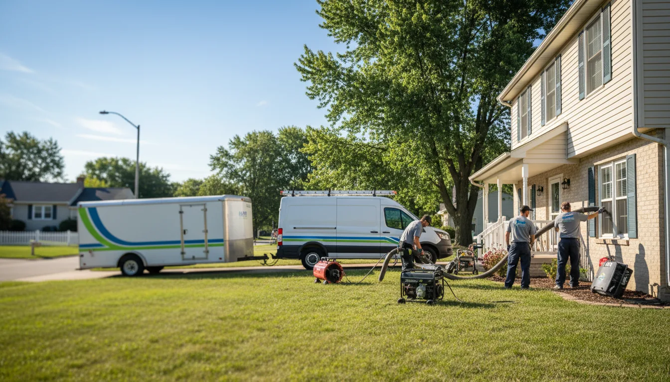 Flooded Basement Restoration And Cleanup With Repair in Barnhill, IL near me